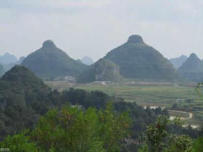 Double Breasts Mountains Guizhou, China