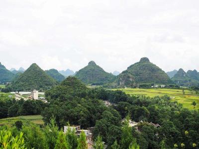 Double Breasts Hills Guizhou, China